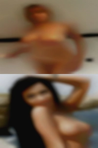 Sexy and Latin horny women at man.
